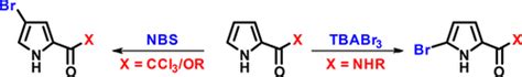 Substrate Controlled Regioselective Bromination Of Acylated Pyrroles