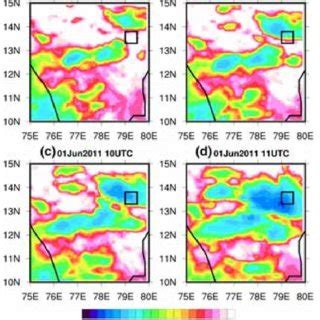 Spatial Distribution Of Infrared Brightness Temperature Tb From IMD