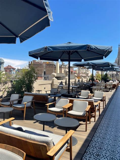 H10 Madison Hotel Rooftop Bar In Barcelona Spain