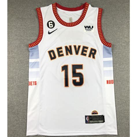 2023 Temporada Nuevos Hombres Denver Nuggets 15 Nikola Jokic Bordado