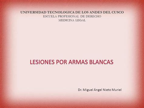 Dr Miguel Ngel Nieto Muriel Universidad Tecnologica De Los Andes Del