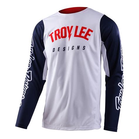 Troy Lee Designs Mx Jersey Gp Pro Boltz White Navy Maciag Offroad