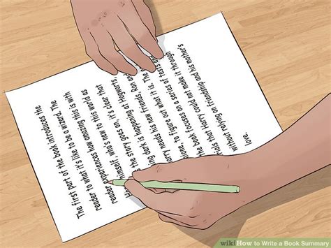 How To Write A Book Summary With Sample Summaries Wikihow