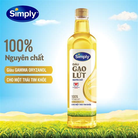 Dầu gạo lứt Simply 1L | Shopee Việt Nam
