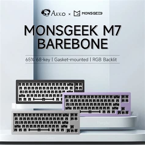 Akko MONSGEEK Kit De Teclado Em Alum Nio CNC Mec Nico Barebone Sul