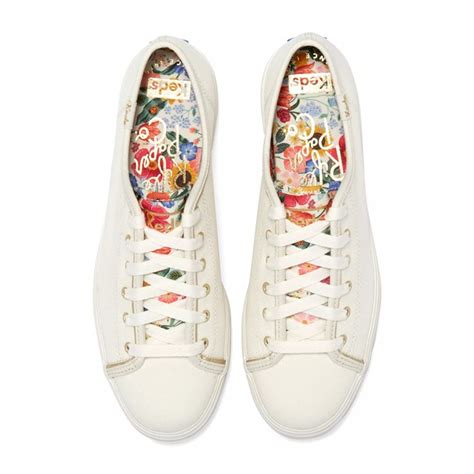 Keds X Rifle Paper Co Triple Kick Blossom Lace Up Free Shipping Keds