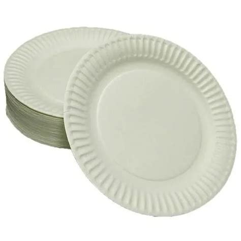 Automatic Eco Friendly Round Disposable Paper Plates Size 6 8 Inch At