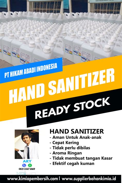 Jual Hand Sanitizer Literan Murah Bekasi Jakarta Tangerang Bogor