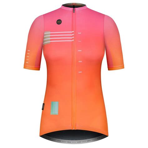 Maillot V Lo Manches Courtes Femme Gobik Stark Tulip Materiel Velo