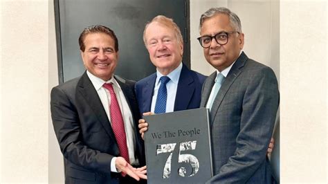 Usispf Chairman John T Chambers Along With Dr Mukesh Aghi President