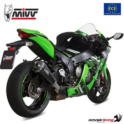 Terminale Scarico Mivv Delta Race Omologato Carbonio Kawasaki ZX10R