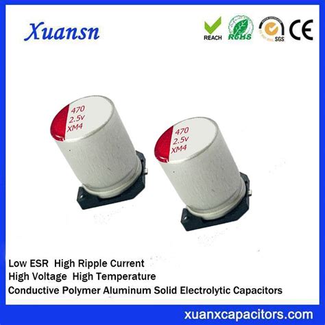 Solid Capacitor 470uf 2.5v SMD low ESR manufacture XUANSN - Xuansn ...