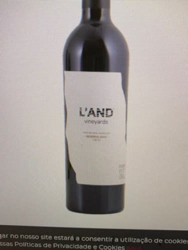 2009 Land Reserva Vinho Regional Alentejano Tinto Vivino United States