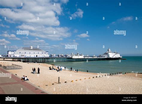 Eastbourne Seafront Beach Promenade Pier Hi Res Stock Photography And