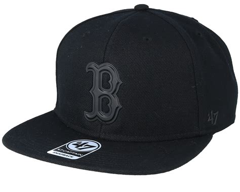 Boston Red Sox 47 Captain Wool Black/Matte Black Snapback - 47 Brand ...