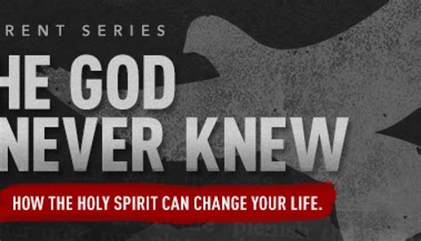 The God I Never Knew – Church Sermon Series Ideas