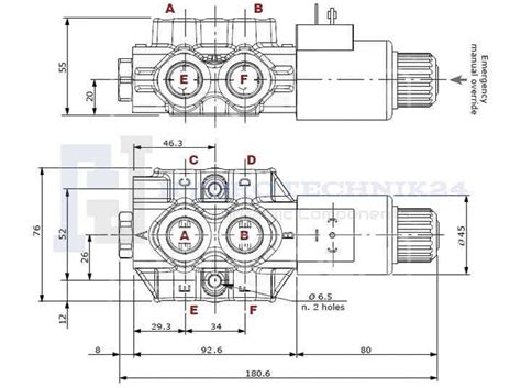 Hydraulikventil Umschaltventil Wegeventil L Min V Inkl Stecker