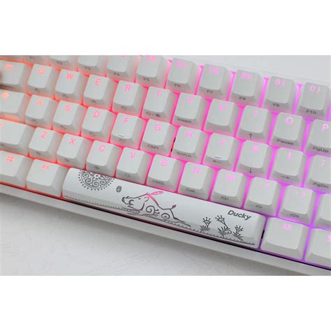 Ducky One 2 Mini RGB Cherry RED RGB Switch WHITE Mechanical Gaming ...