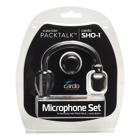 Microphone Set For Scala Rider Packtalk Cardo Sho Spsh