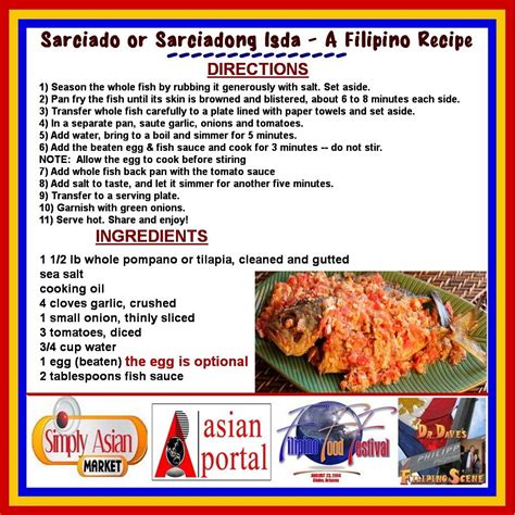 The Recipe For Sarlido Or Sarlido Leads To A Filipino Recipe