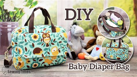 Diy Baby Diaper Bag Making Multi Poket Travel Bag Sewingtimes Youtube