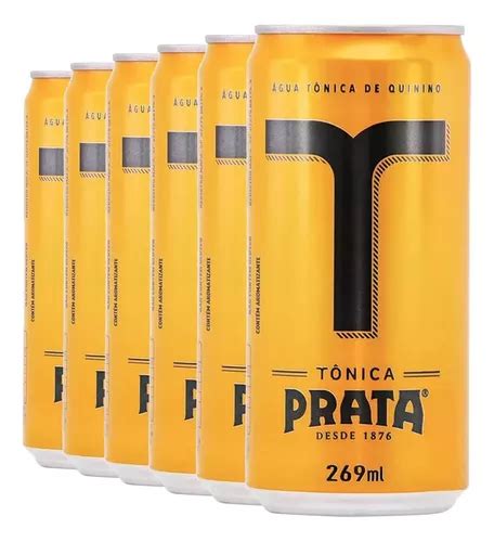 Mixer Prata Tônica Drink Coquetel Lata 269ml Pack 6 Unidades Mercadolivre