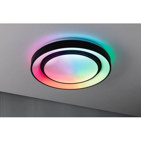 Wallceiling Rainbow Dynamic Rgb Tunw Led W Mm Blanc Noir V