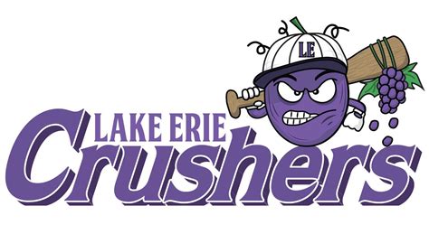 Lake Erie Crushers Logo - Primary Logo - Frontier League (FrL) - Chris ...