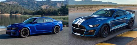 2020 Dodge Charger Vs 2020 Ford Mustang Which Is Better Autotrader