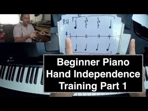 Basic Piano Exercise For Hand Independence For Absolute Beginners Part