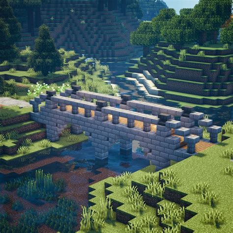 Minecraft Medieval Bridge Minecraft Houses Minecraft Architecture