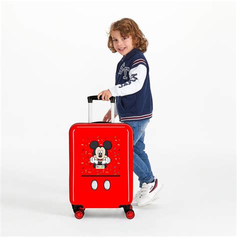 TROLLEY MICKEY MOUSE DISNEY TOPOLINO VALIGIA DA VIAGGIO CM 55 IN ABS