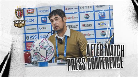 Post Match Press Conference Bali United Fc Vs Dewa United Fc Bri