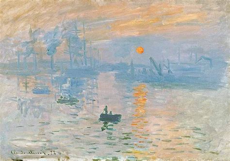 Jh Lacrocon Claude Monet Impressione Levar Del Sole