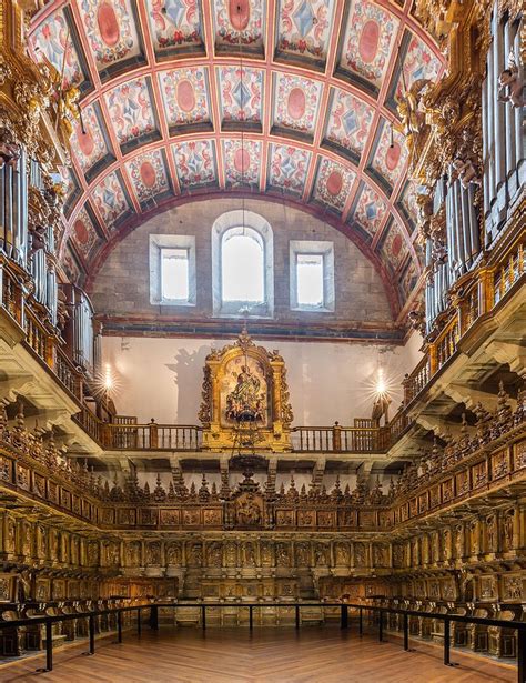 Monasterio de S Martín Pinario en Santiago de Compostela Coro de la