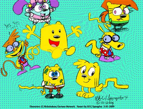 Wubbzy-Cast Cross over by spongefox on DeviantArt