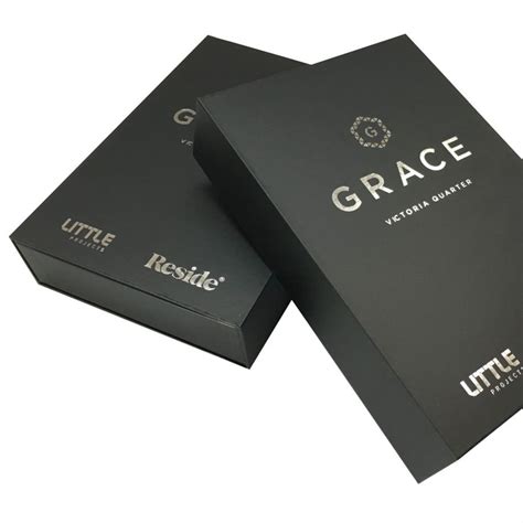 Wholesale Custom Printed Black Foil Packaging Boxes With Logo