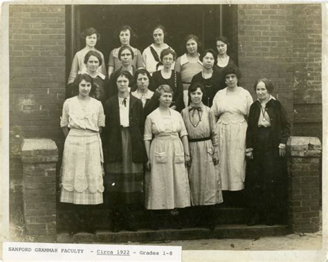 Sanford Grammar School Faculty 1922 · Riches