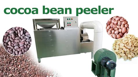 Latest Automatic Cocoa Bean Peeling Machine Cocoa Bean Peeler