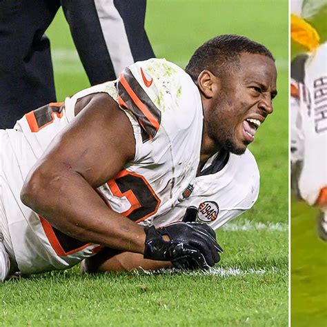 Nick Chubb Injury Browns Rb Goes Down With Knee Injury On Mnf Sol Inc Jp