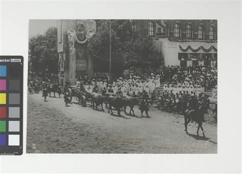 Der Kaiser Huldigungs Festzug Wien 1908 Historischer Teil 9 Gruppe