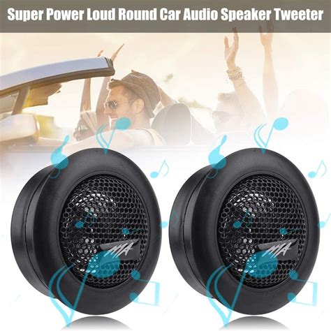 Car Speaker 12V 120W Car Mini Super Power Loud Tweeter Speakers 2 Inch