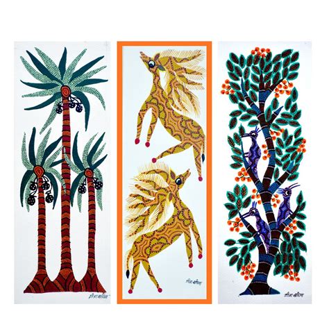 Gond Art - Preserving Gond Tribal Art Form – abhivyaktii