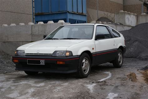 French member : White '86 Honda CRX Si - Japanese Nostalgic Car