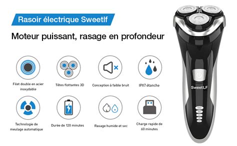 Sweetlf Rasoir Electriques Hommes Amazon Fr Hygi Ne Et Sant