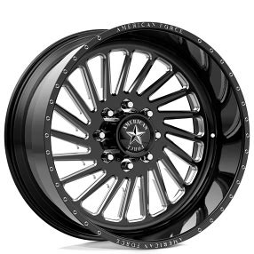 American Force Wheels H Bishop Custom Finish Monoblock Forged Off