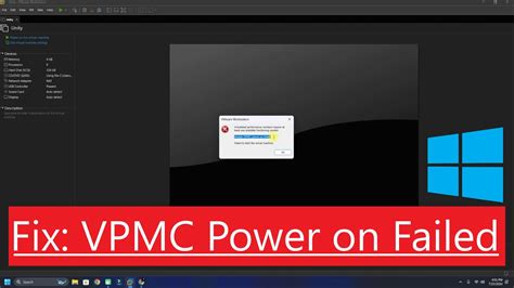 Fixing VPMC Power Failed In VMware Workstation 17 Fix Virtualized