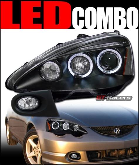 Buy BLK HALO LED PROJECTOR HEAD LIGHTS SIGNAL BUMPER FOG CH 2002 2004