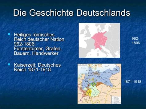 Die Geschichte Deutschlands