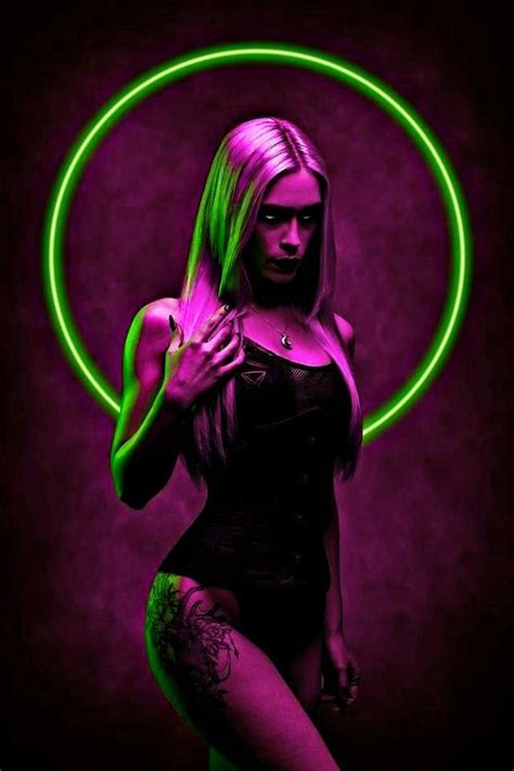 Green Neon Cyberpunk Aesthetic Digital Art Girl Cyberpunk Art